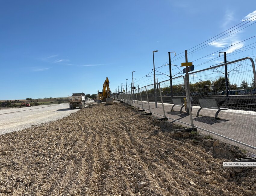 © Alexandra MARQUET. Les travaux de création du parking ont démarré fin août.