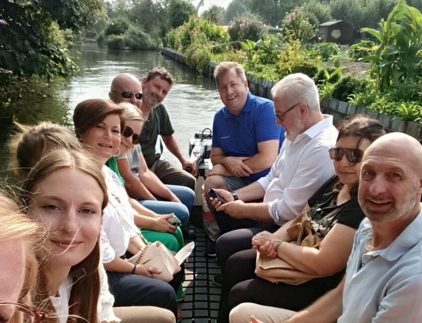 Un des rendez-vous Connect HDF estival avec les Barques des Hortillonnages de Pascal Goujon.