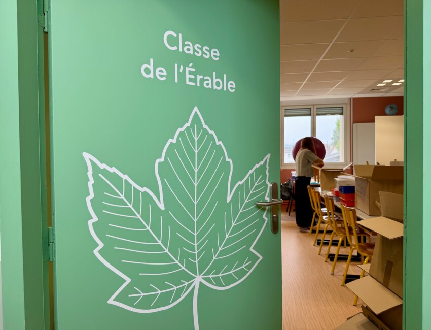 Une école placée sous le signe du végétal