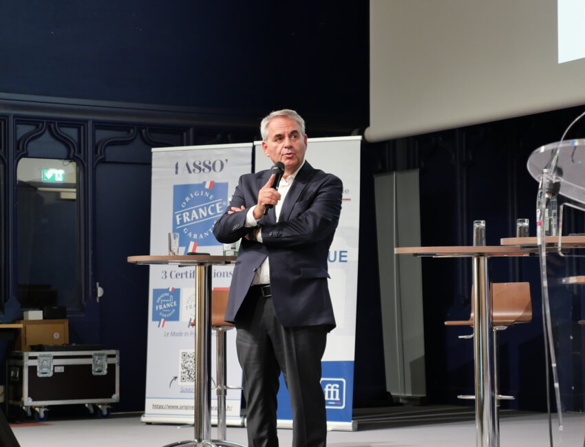 Xavier Bertrand, président de la région Hauts-de-France, a assisté à l'événement consacré aux entreprises familiales. ©FFI