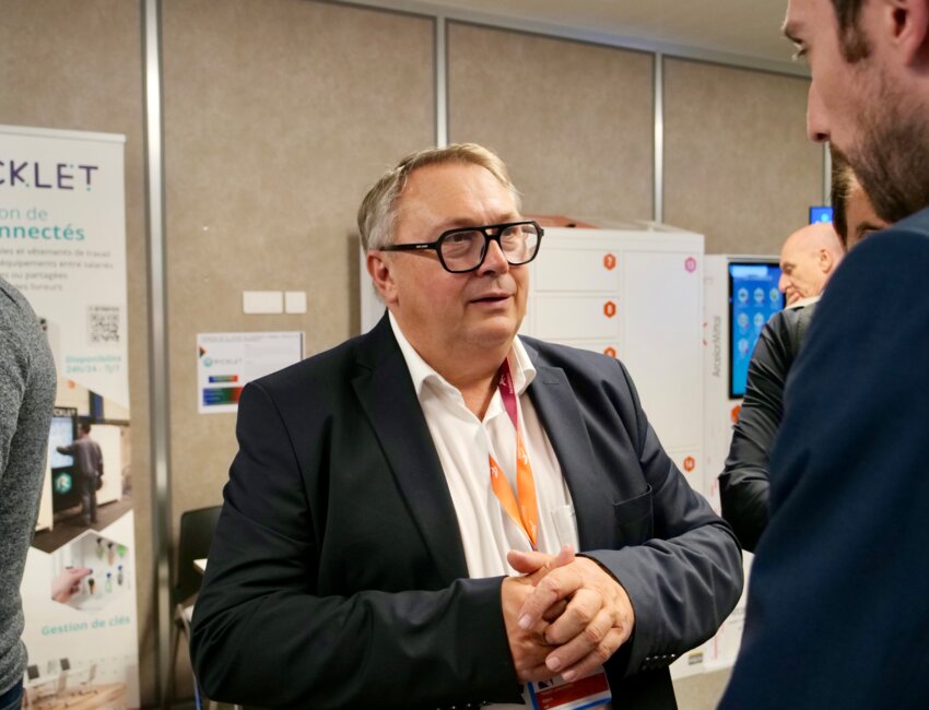 Visite du site avec Jean-Pierre Triquet, directeur du Digital'Lab d'ArcelorMittal