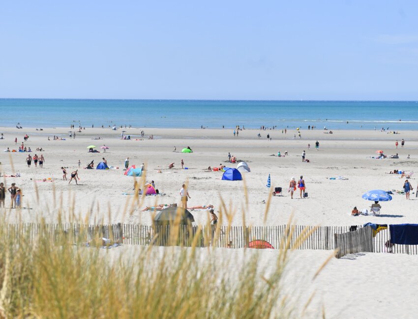La plage de Sainte-Cécile. ©Yannick Cadart CD62