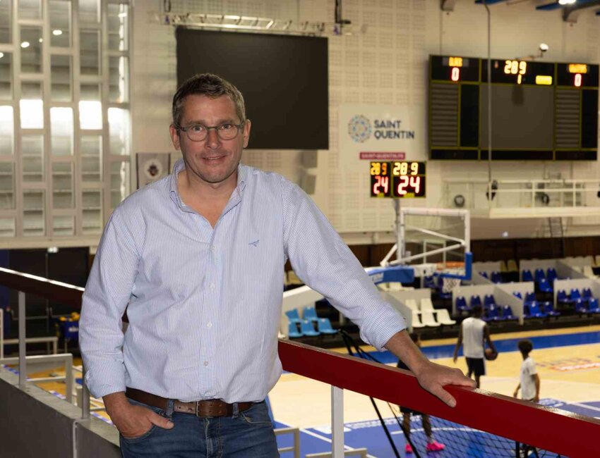 Thomas Carlier, le nouveau président du club. (c) Marie-Line Waroude