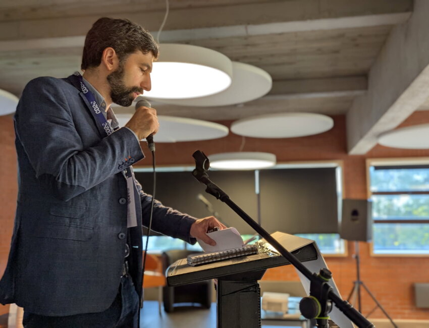 François-Xavier Ollivry, responsable du service bâtiment durable et matériaux biosourcés au CD2E.