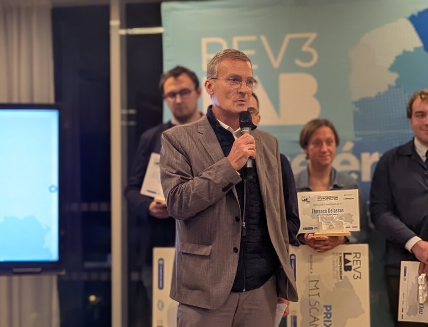 Didier Cousin, vice-président Rev3 à la CCI Hauts-de-France.