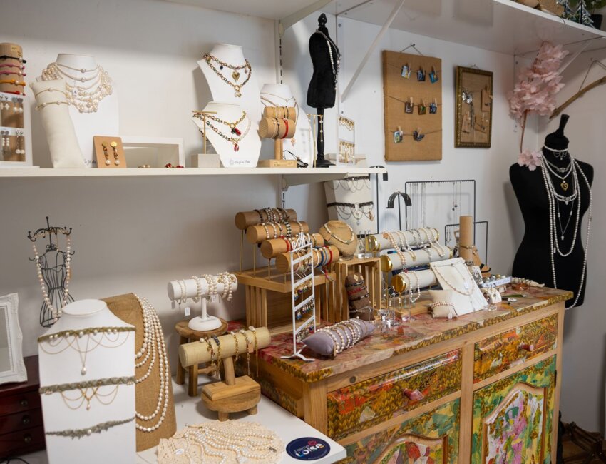 La boutique Au fil des perles. © Eloise Le Névanic