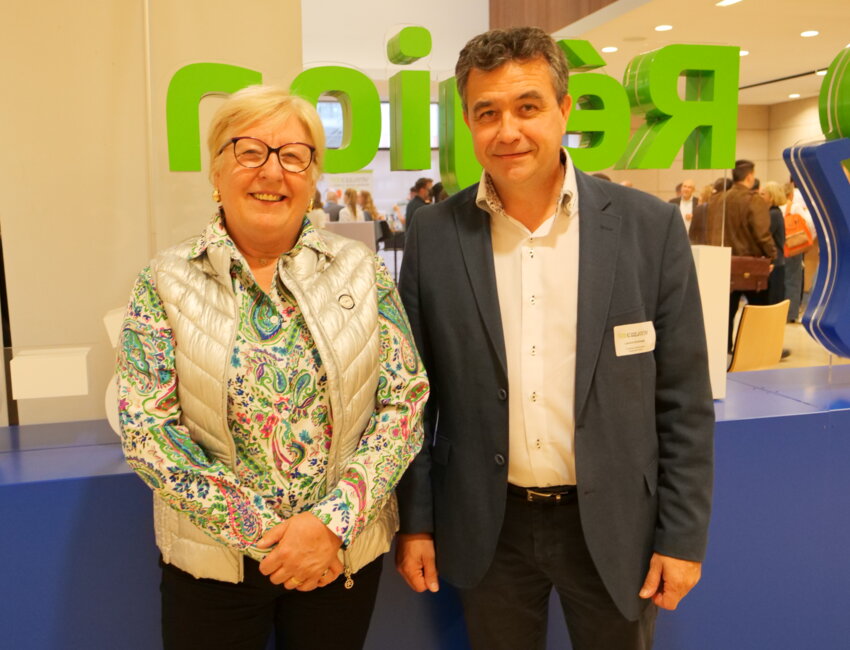 Edith Macke, présidente du Comité de Promotion et Laurent Degenne, président de la Chambre d'Agriculture des Hauts-de-France