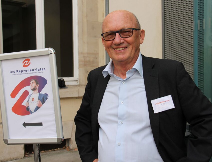 «Les premiers à convaincre sont les cédants», assure Bertrand Louapre, bénévole à Réseau Entreprendre Lorraine, co-organisateur de la manifestation. © Emmanuel Varrier.