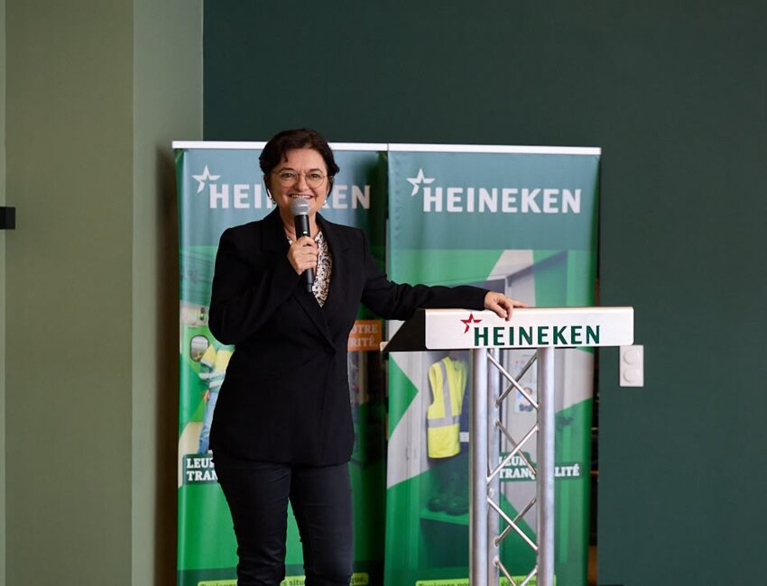 Annick Vincenty, présidente d'Heineken France. ©Laurent Mayeux