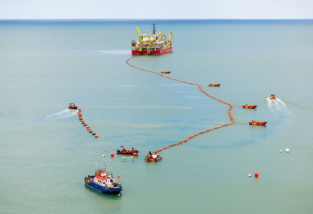Nexans livre les liaisons électriques du parc Dieppe-Le Tréport
