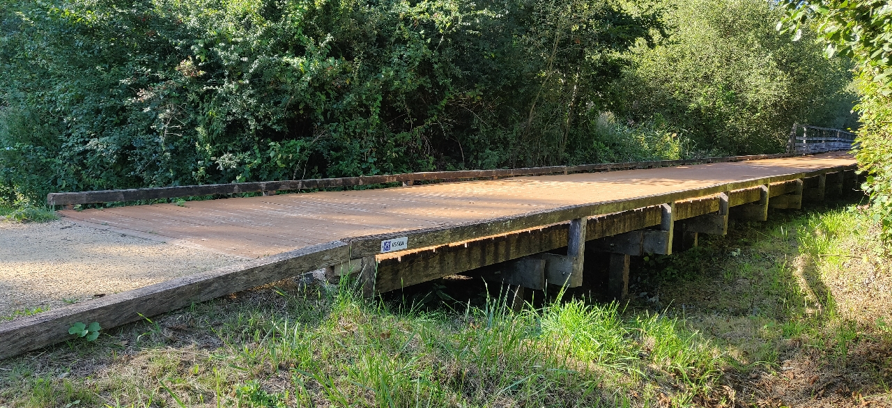 Neuville-sur-Ailette : rénovation d’une passerelle de la V30