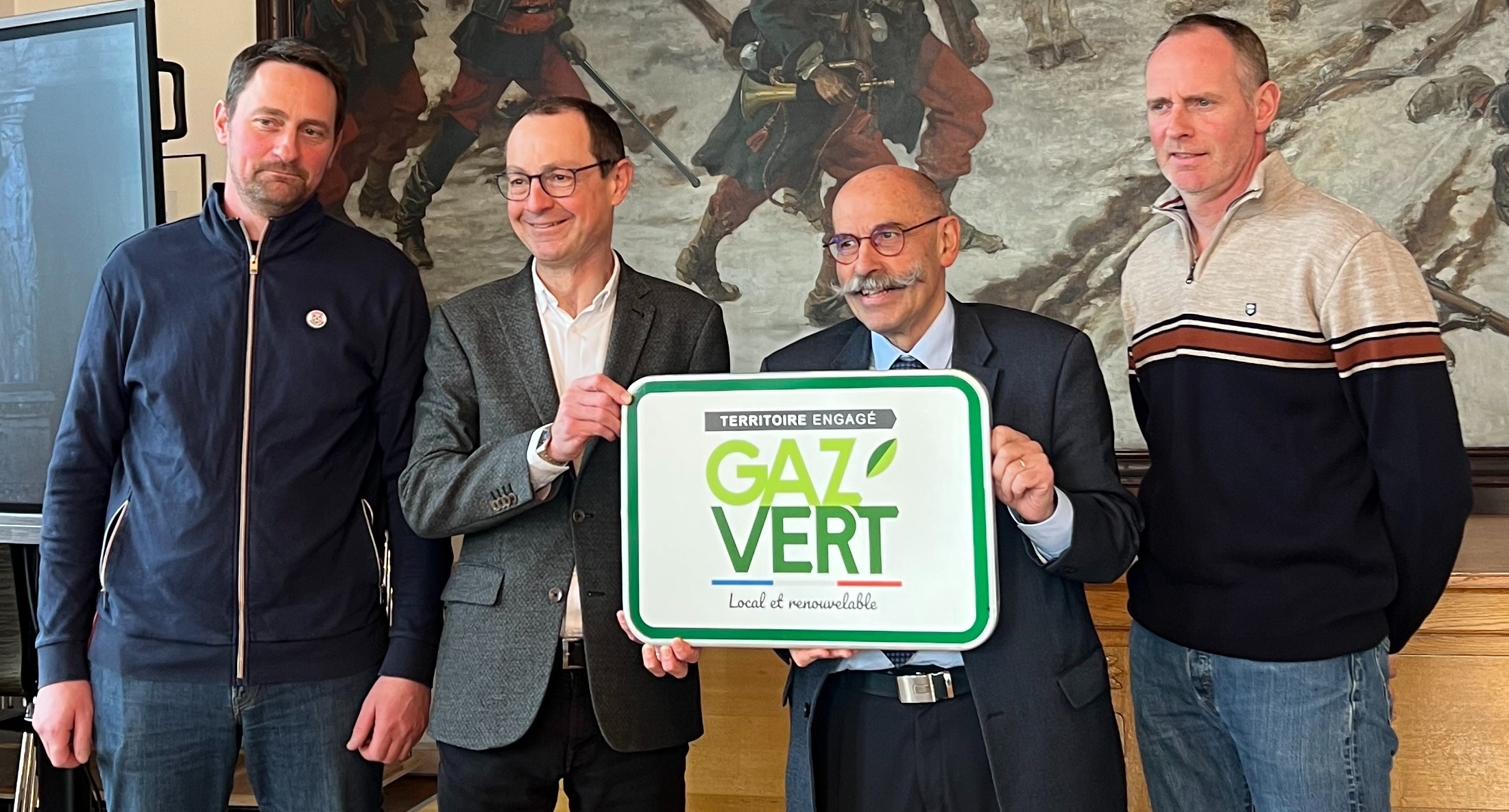 Bapaume : la ville officialise son passage au gaz vert