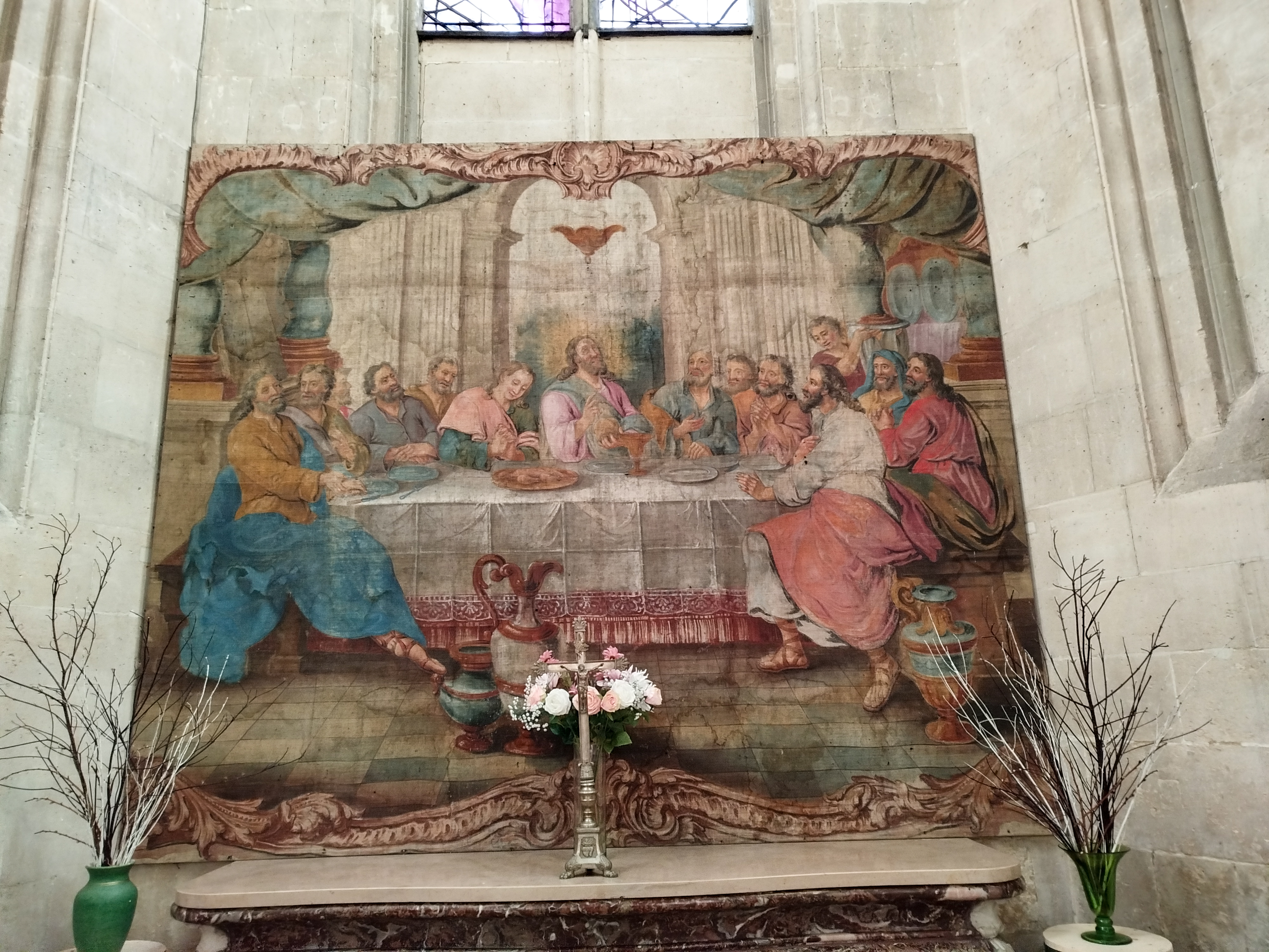 Crépy-en-Valois : la Cène de l'église Saint-Denis finaliste du concours 