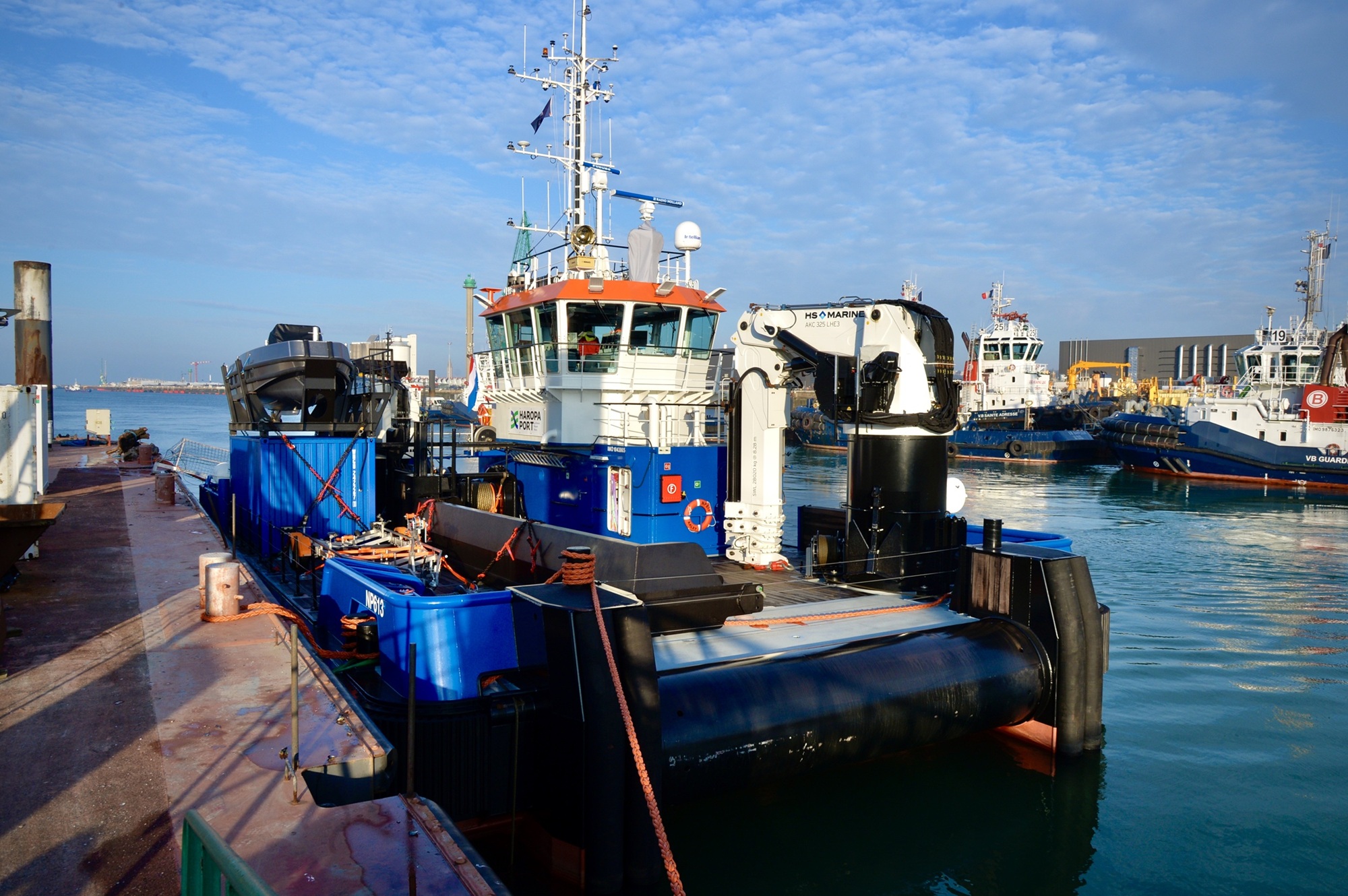 Rouen : Un nouveau navire polyvalent intègre la flotte de Haropa Port