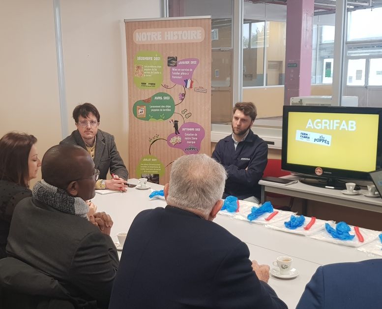 Le sous-préfet de Saint-Quentin salue le dynamisme d’AGRIFAB02