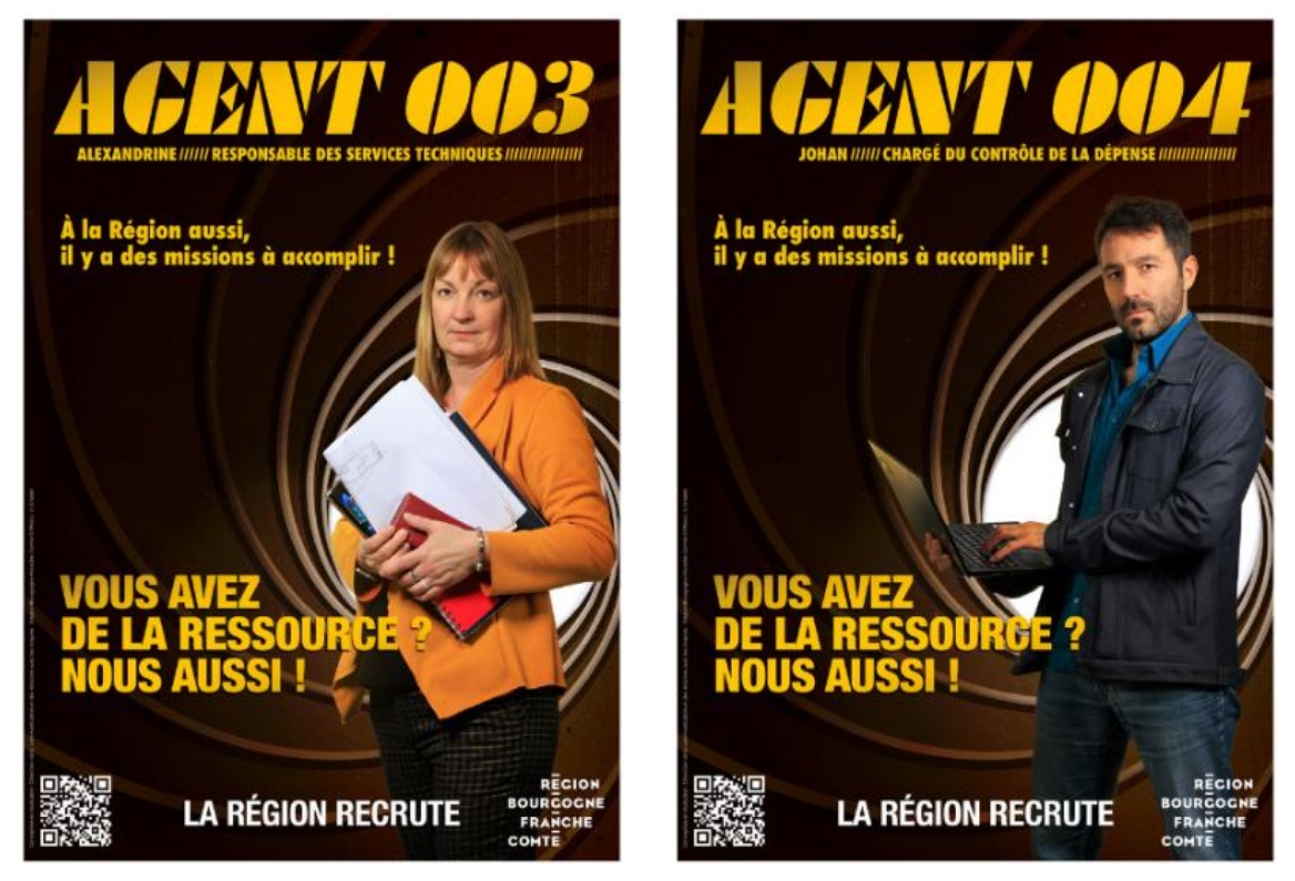 Recrutement : une campagne de communication originale en Bourgogne-Franche-Comté