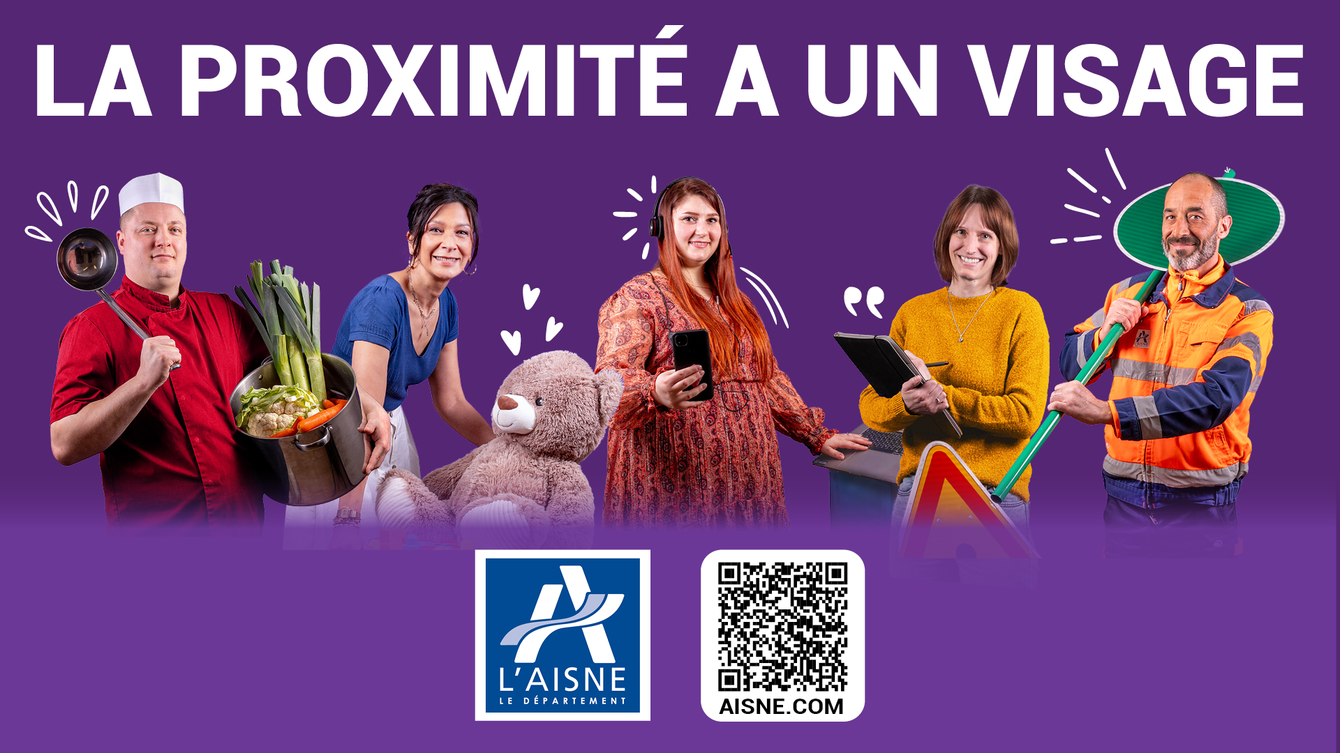 Aisne : une campagne de communication pour faire connaître les agents départementaux