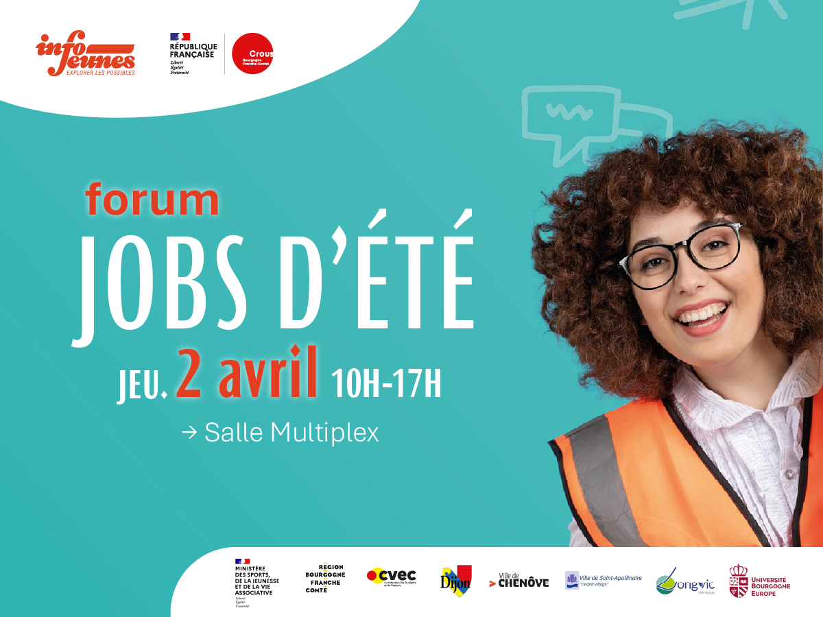 Dijon : le Forum Jobs d’été 2026 ouvre ses portes aux étudiants