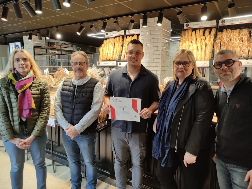 Avec les boulangeries Emma dans la Somme, Josélito Leroy décroche le titre de Maître artisan