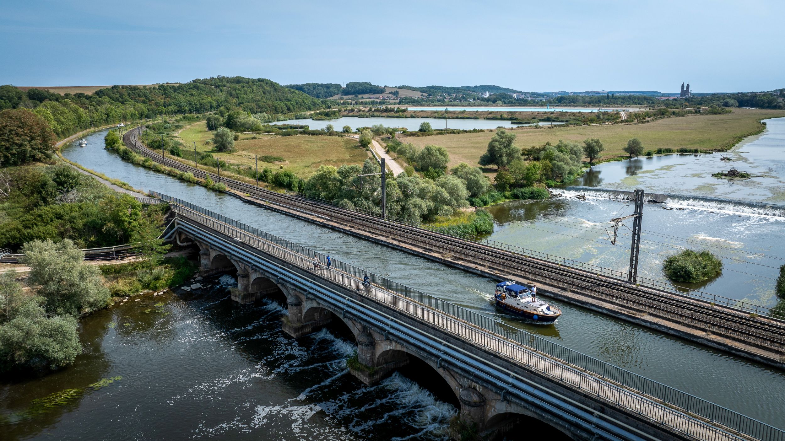 VNF organise Rivertraining, une opération séduction version transport fluvial, à Nancy le 9 avril