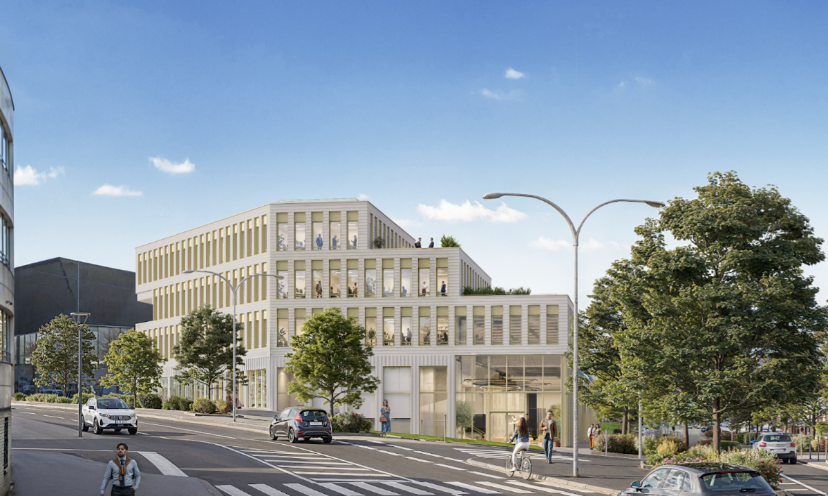 Arras : AVENTIM construit un bâtiment bas carbone RE2028 pour le Crédit Agricole Nord de France