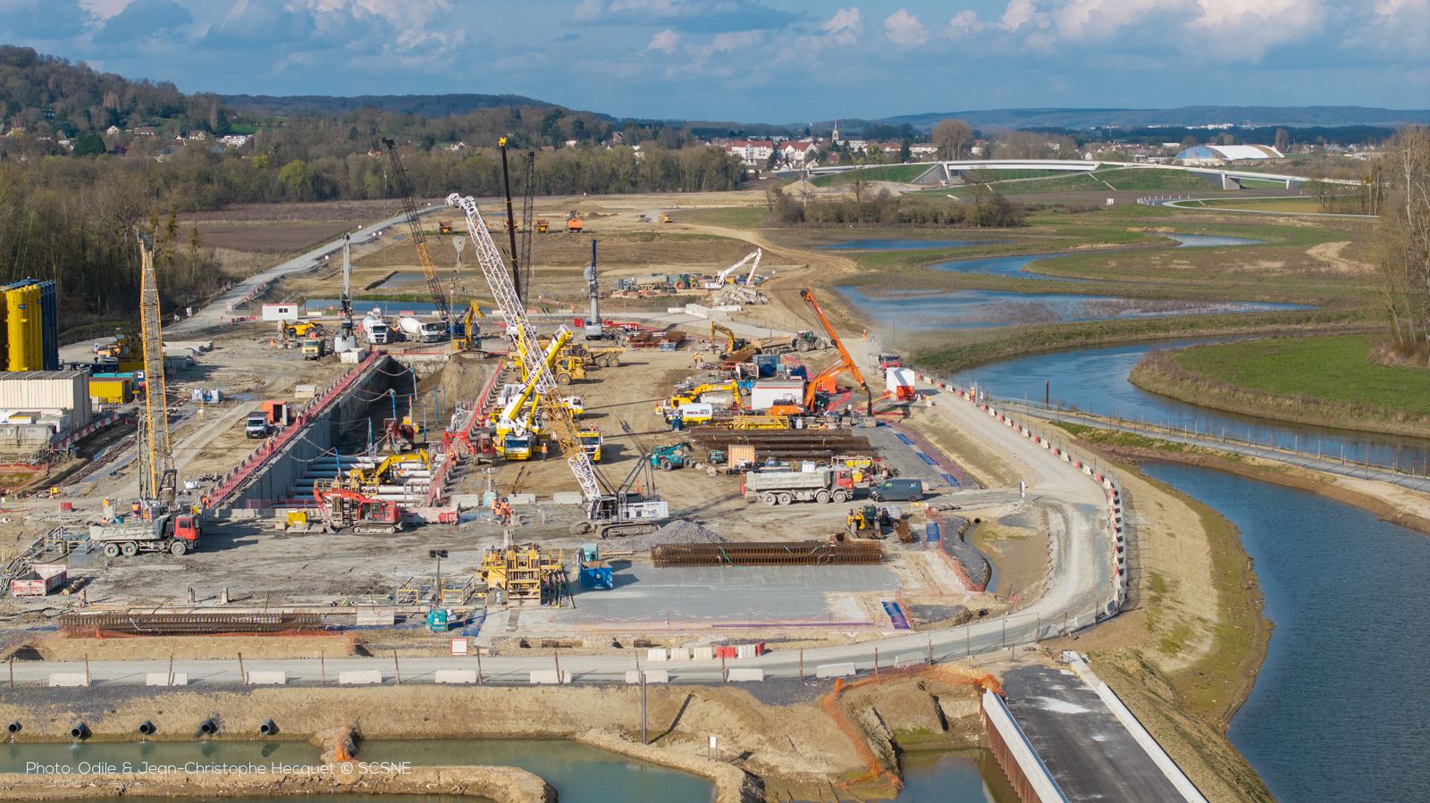 Montmacq : un belvédère pour découvrir les étapes du chantier du canal Seine-Nord Europe