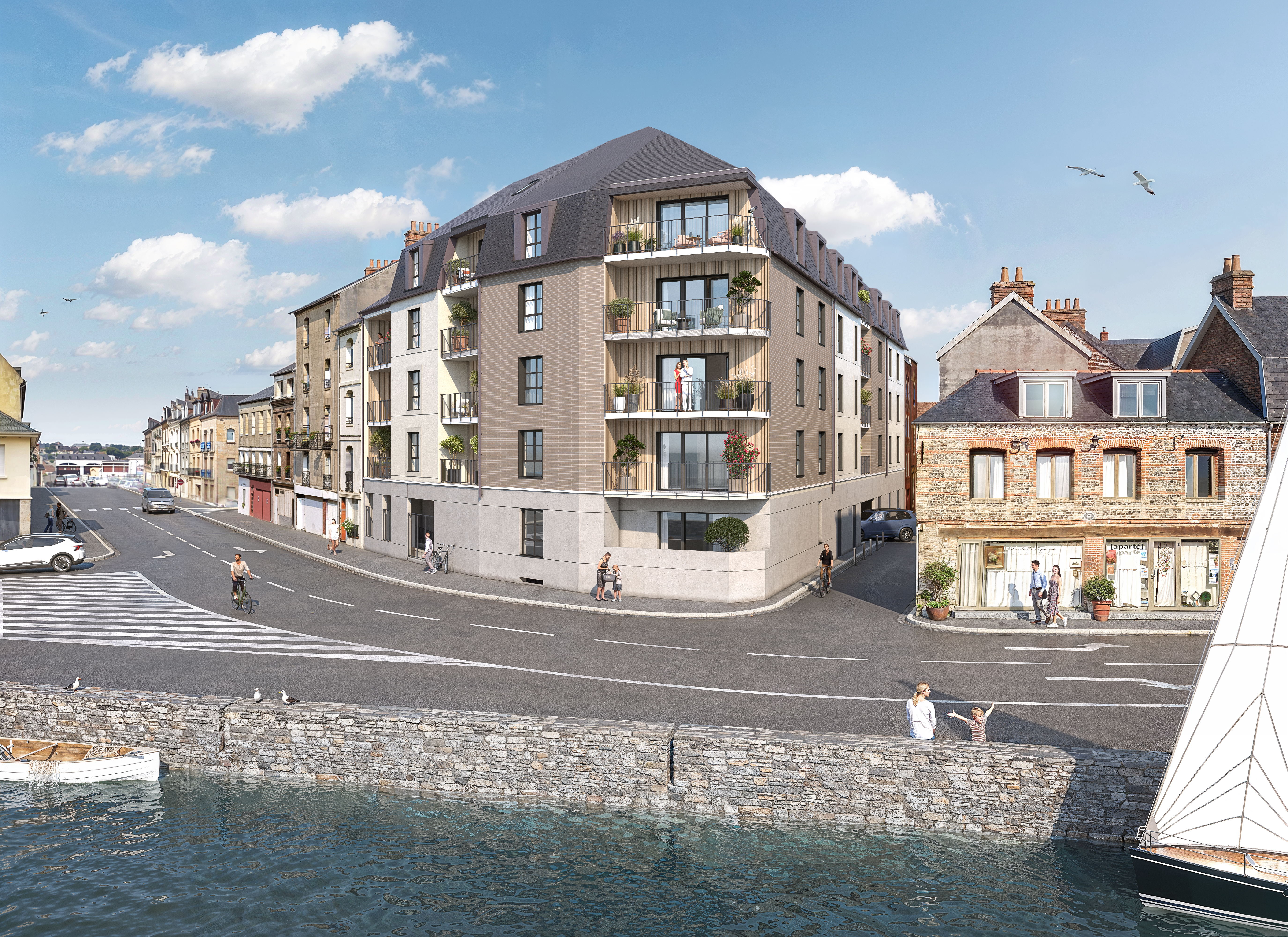 Drakkar Développement porte 19 logements au cœur du Pollet à Dieppe