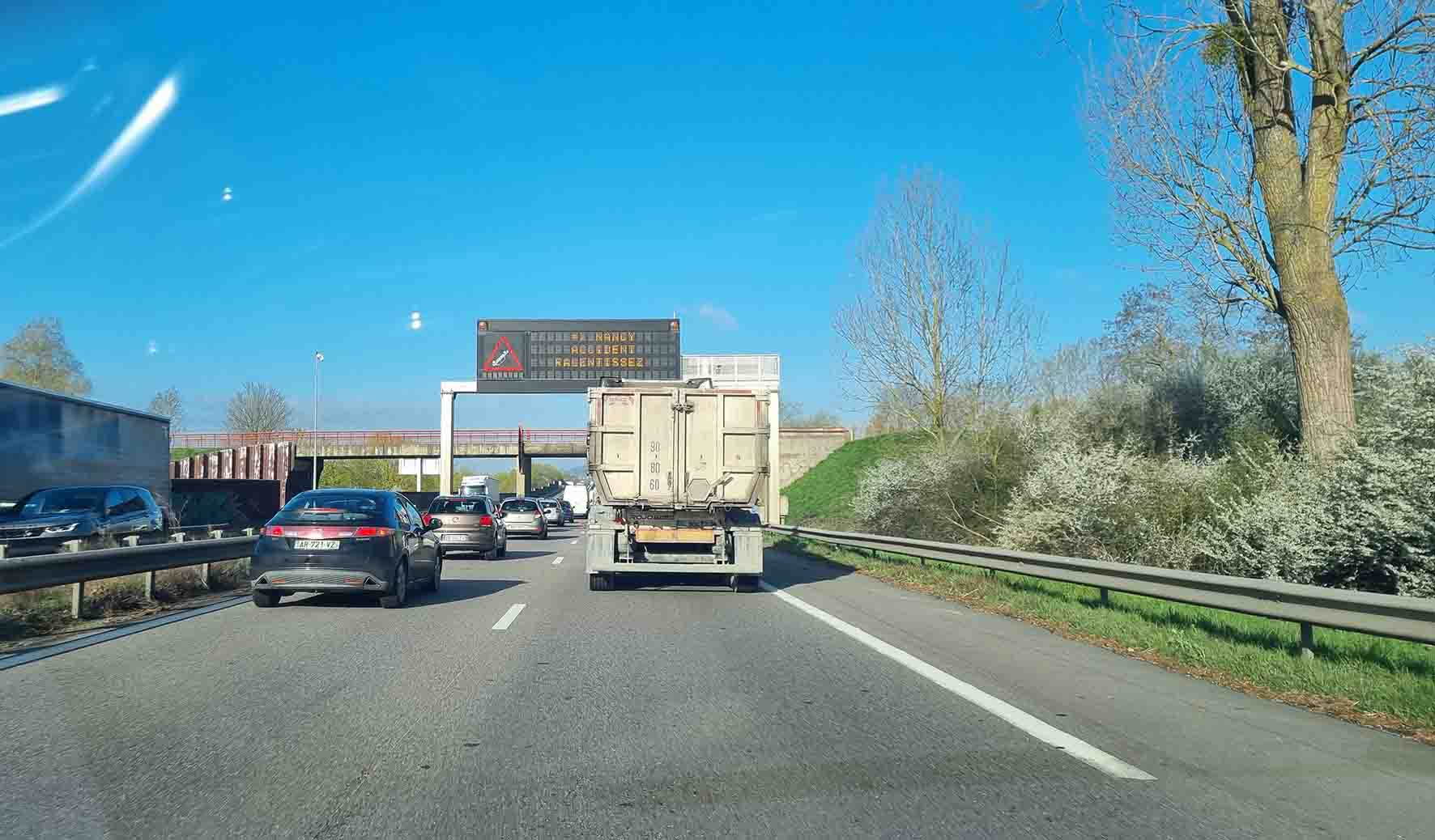 Les aires de repos de la RN4 entre Nancy et Lunéville en voie de modernisation