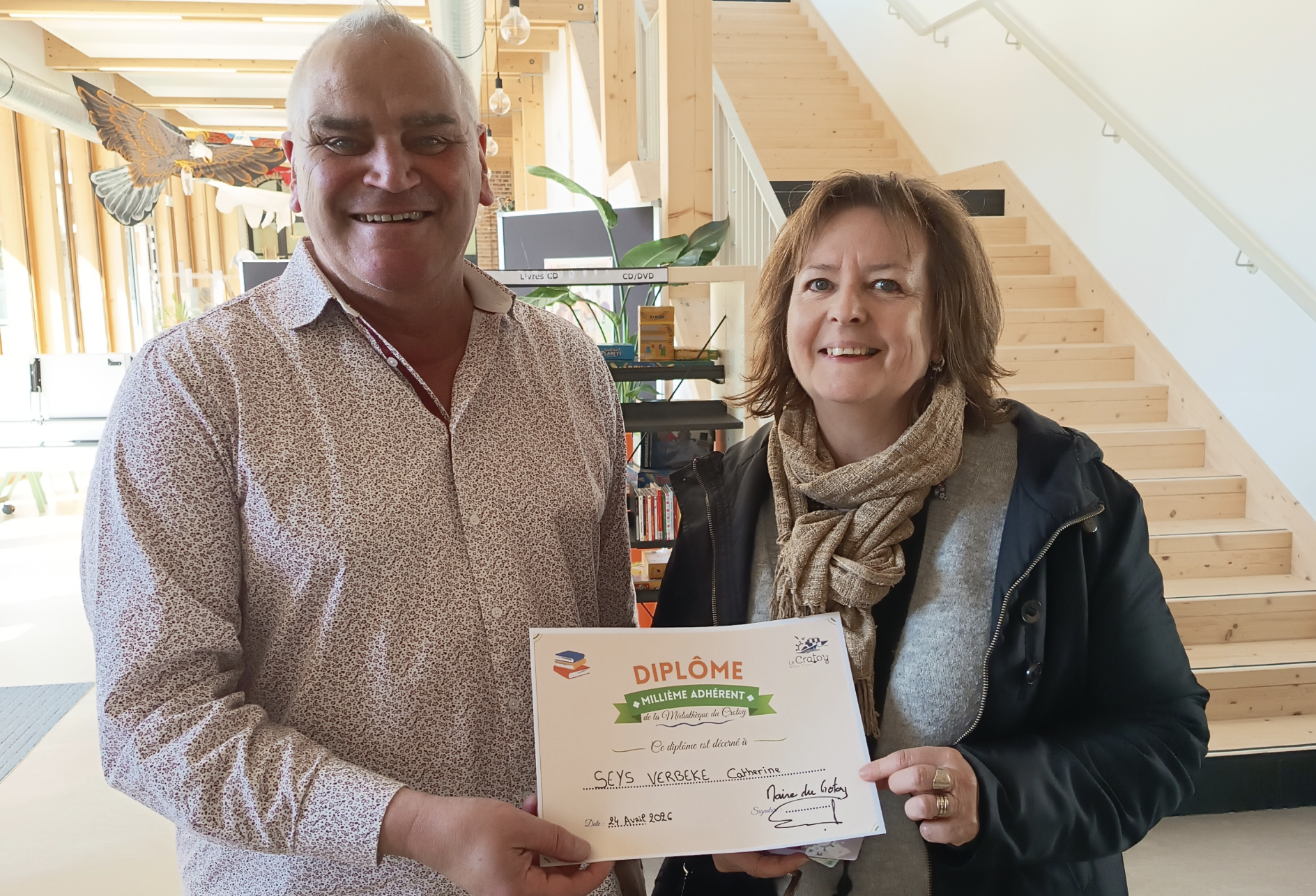 1 000 adhérents à la médiathèque du Crotoy