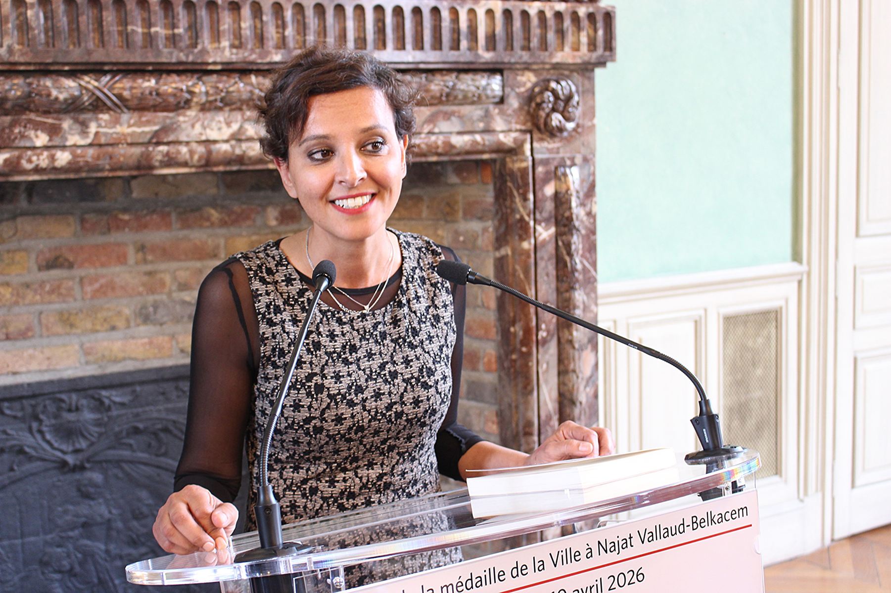 Najat Vallaud-Belkacem, médaillée de la Ville d'Amiens