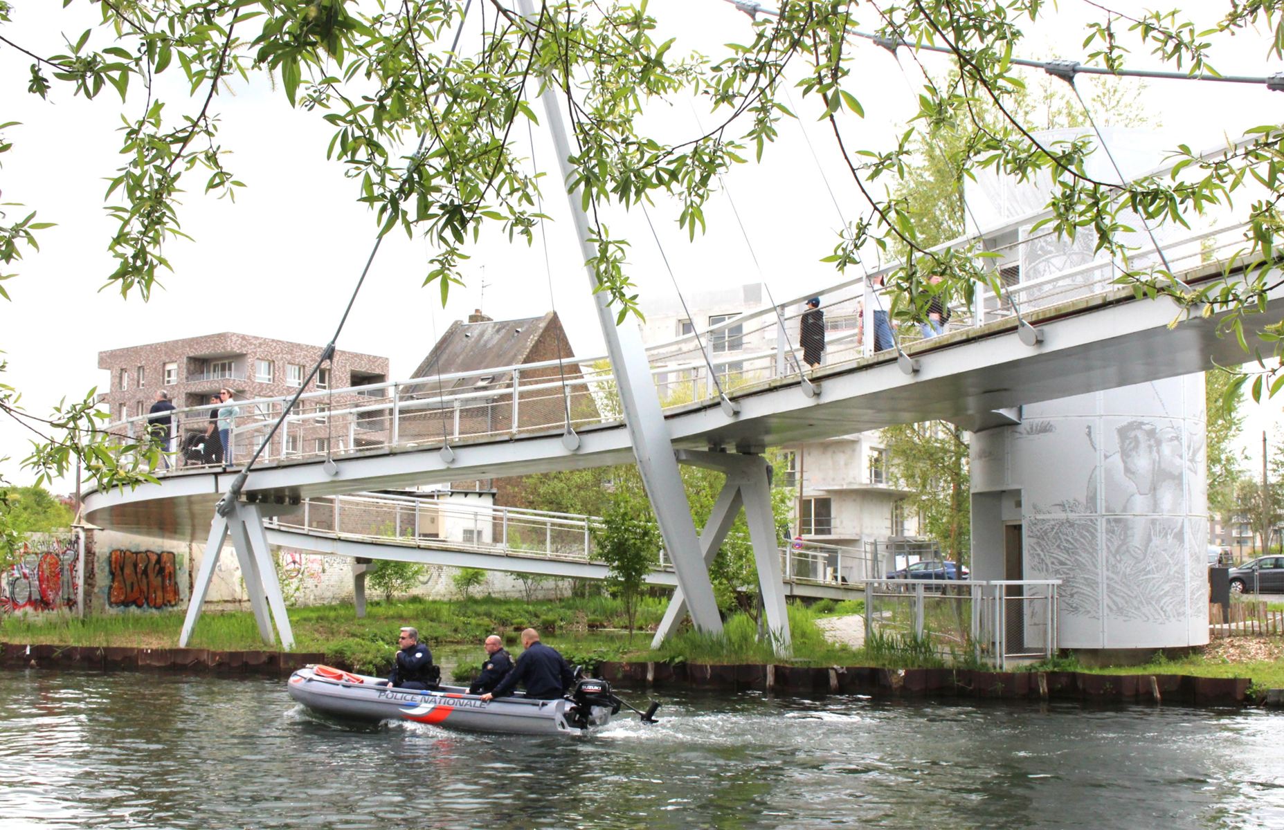 Amiens : la police déploie ses effectifs dans les hortillonnages