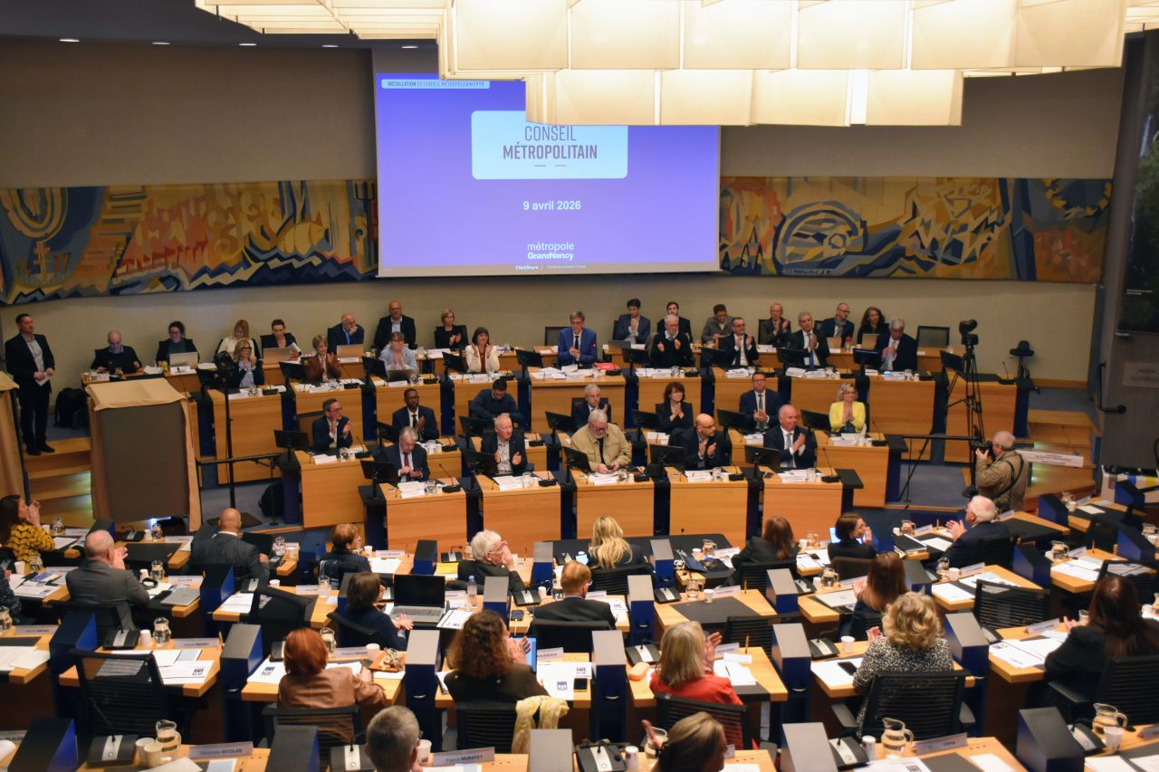 Mathieu Klein, réélu à la tête de la Métropole du Grand Nancy