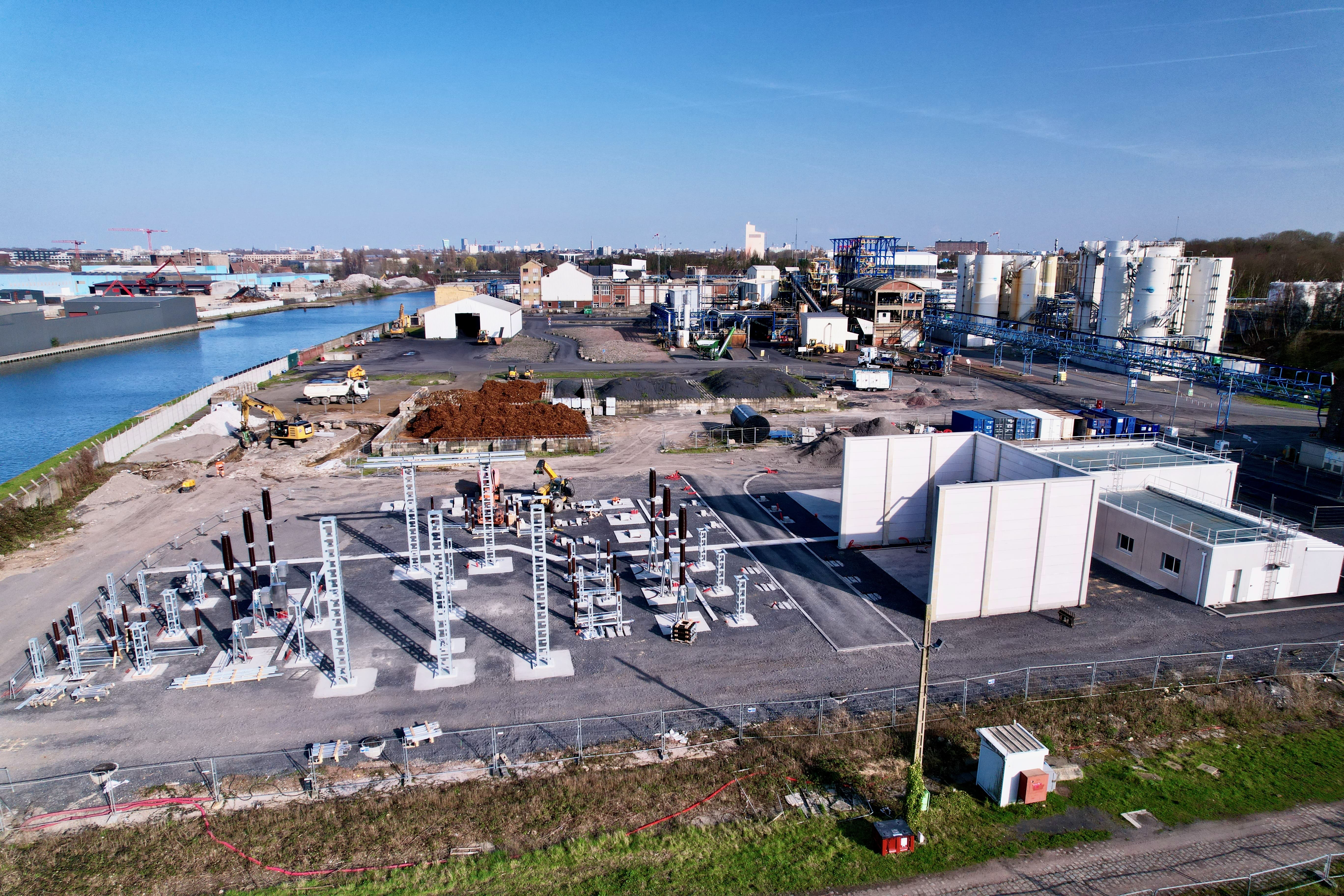 Loos : SPIE installe un nouveau poste électrique pour Kuhlmann