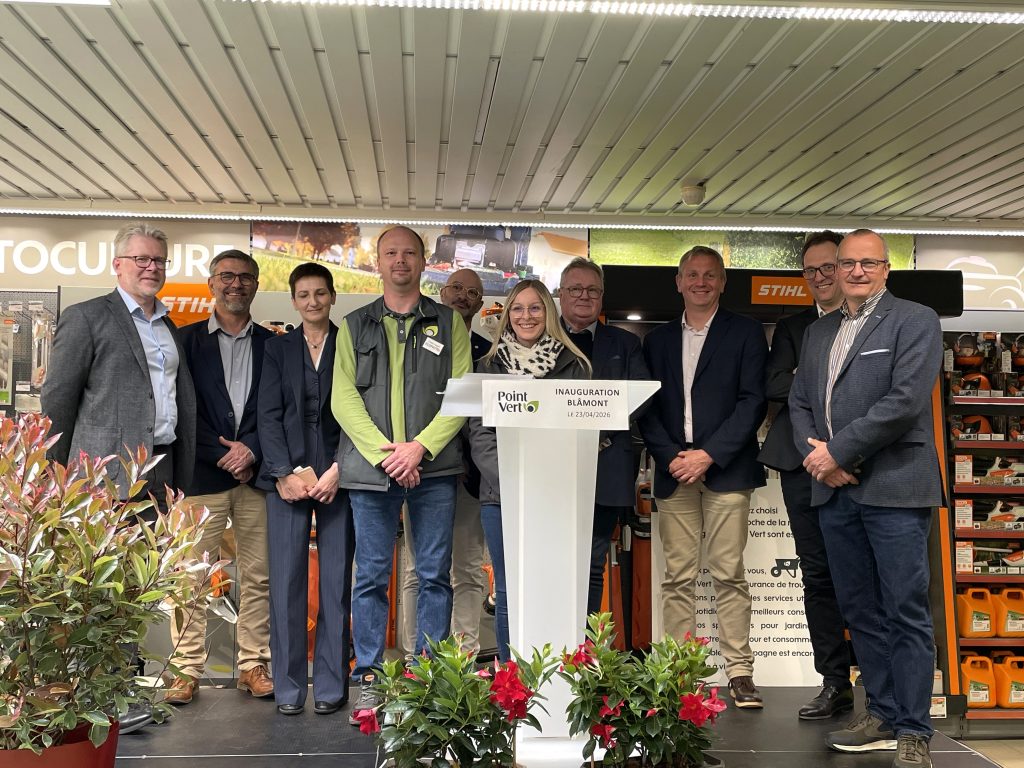 Blâmont : le magasin Point Vert rénové inauguré par les groupes CAL et Lorca