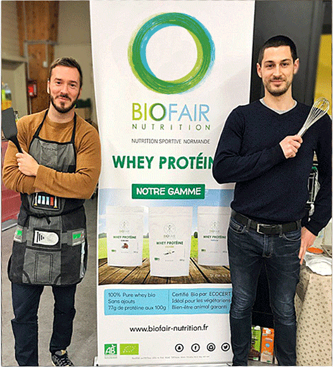 Le Petit-Quevilly : Biofair Nutrition soutenue par Réseau Entreprendre Seine et Eure