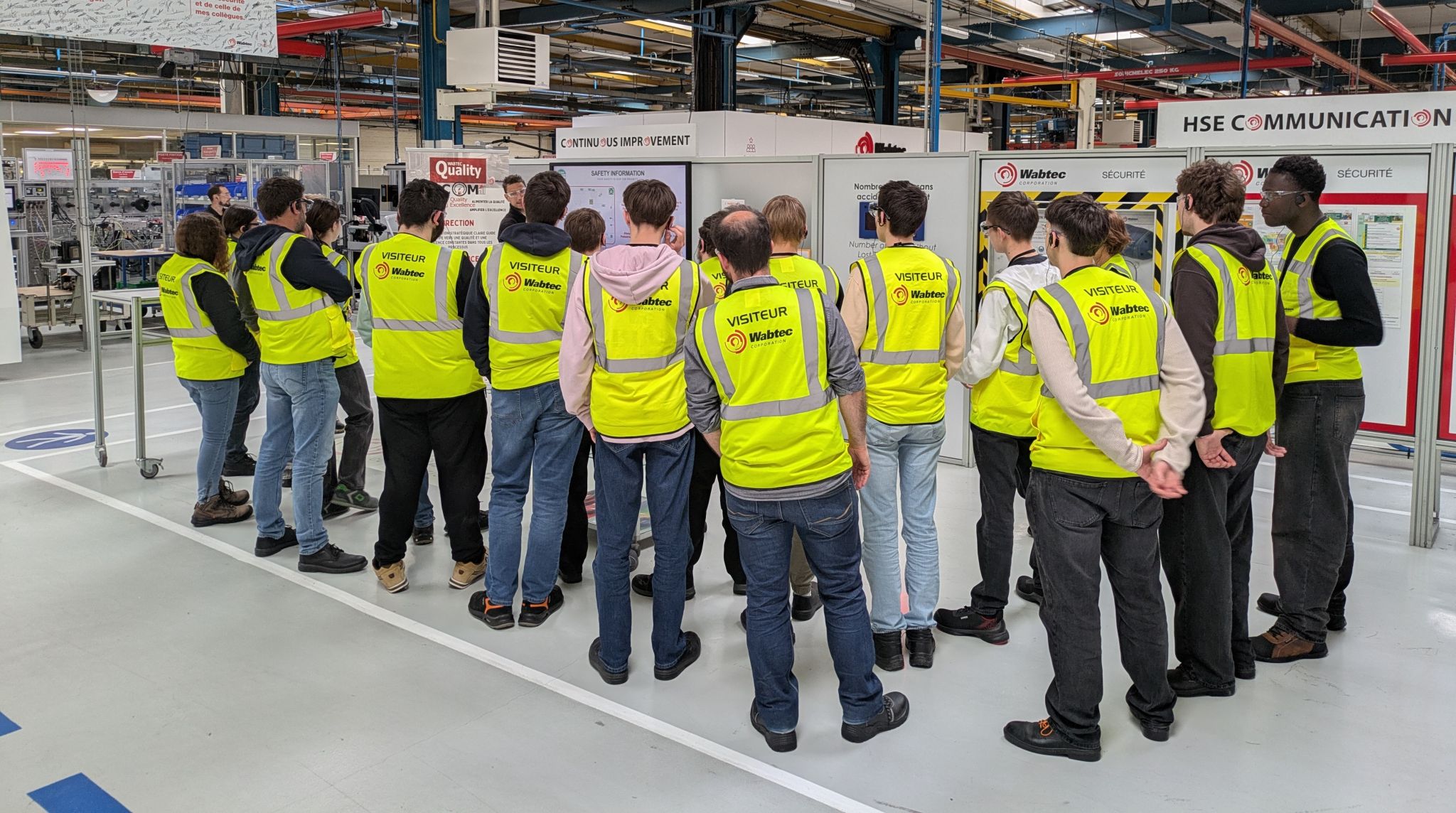 Forindustrie : les lycéens découvrent Wabtec Hauts-de-France