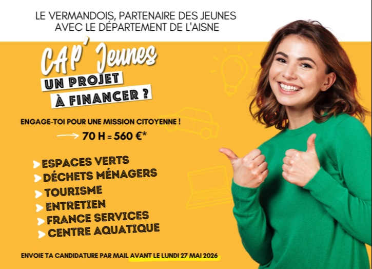 Pays du Vermandois : le dispositif CAP’Jeunes reconduit pour soutenir les projets des 16-21 ans