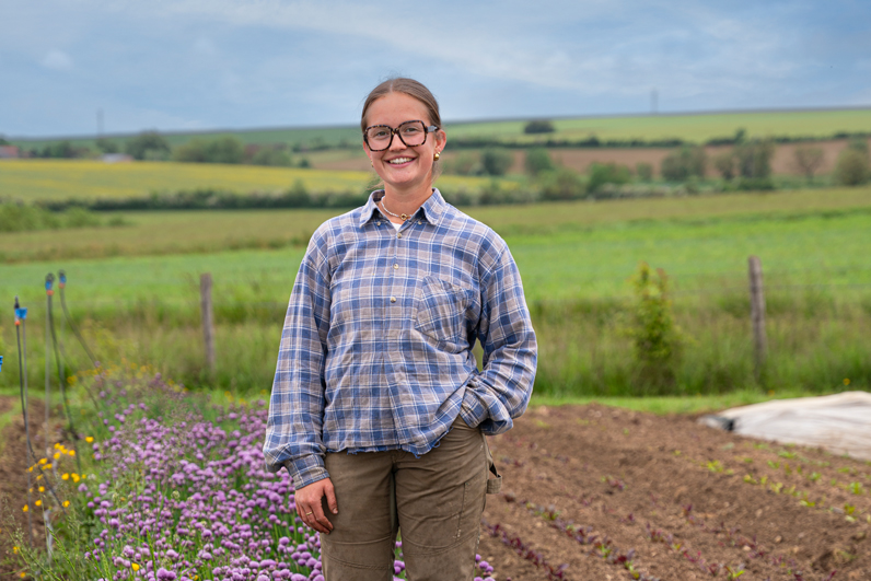 Ferme de Domangeville : Éloïse Gross, connectée de nature