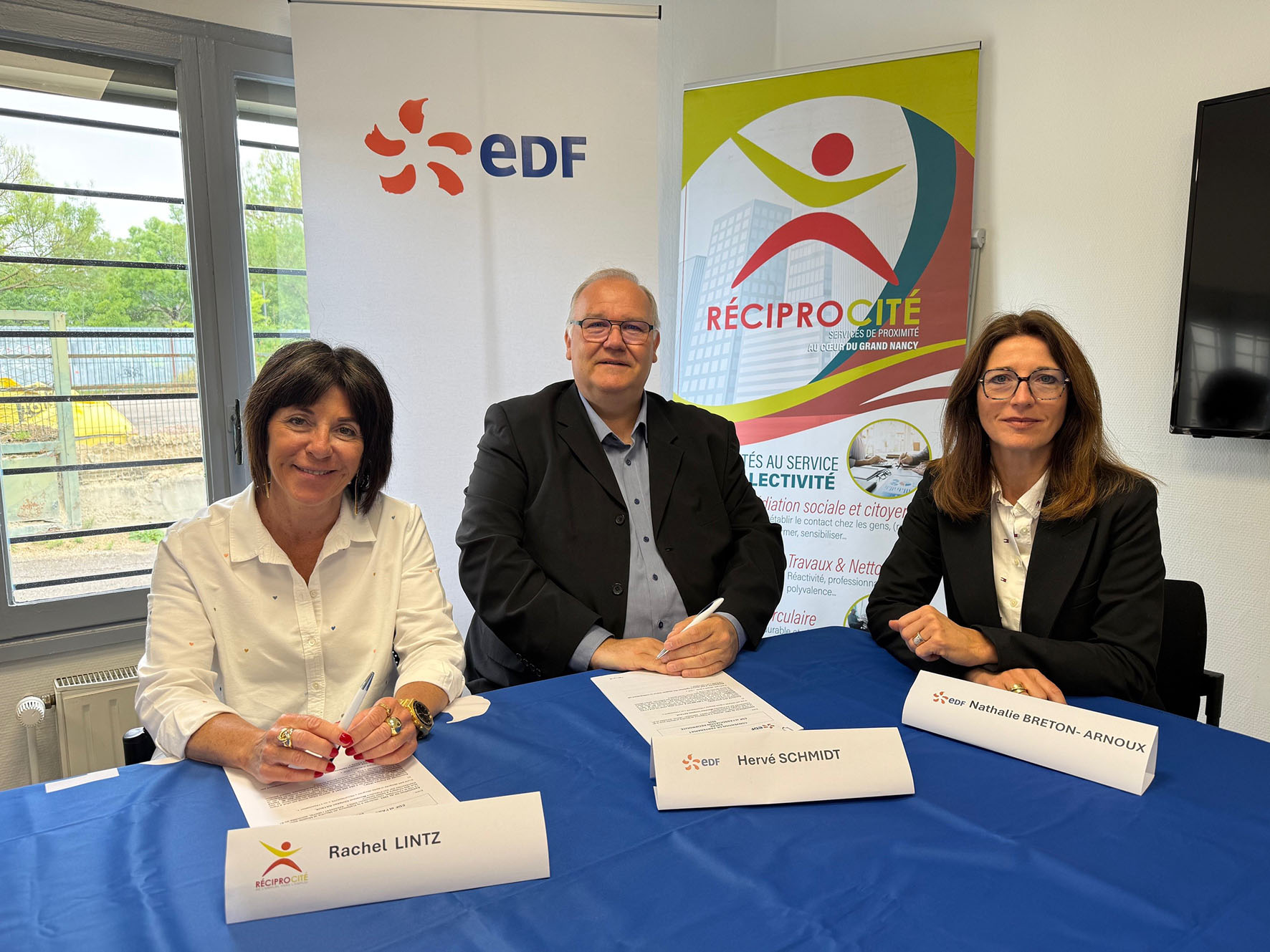 Nancy : l’association Réciprocité et EDF réitèrent leur engagement contre la précarité énergétique