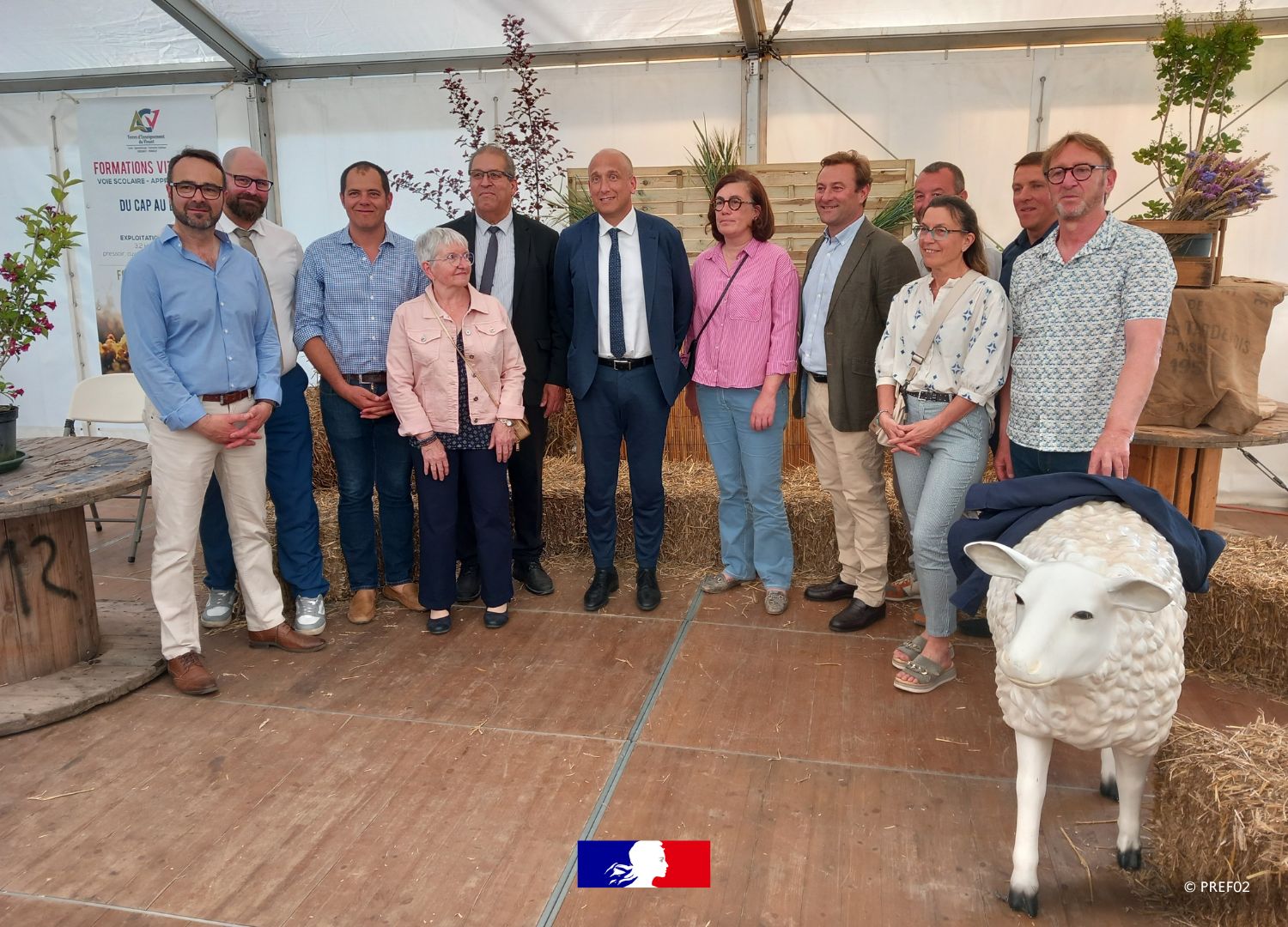 L’État aux côtés des acteurs agricoles du territoire à Château-Thierry et Vervins