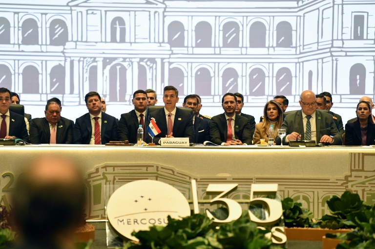 Ouverture du sommet du Mercosur, marquée par de vives critiques sur l'application de l'accord avec l'UE