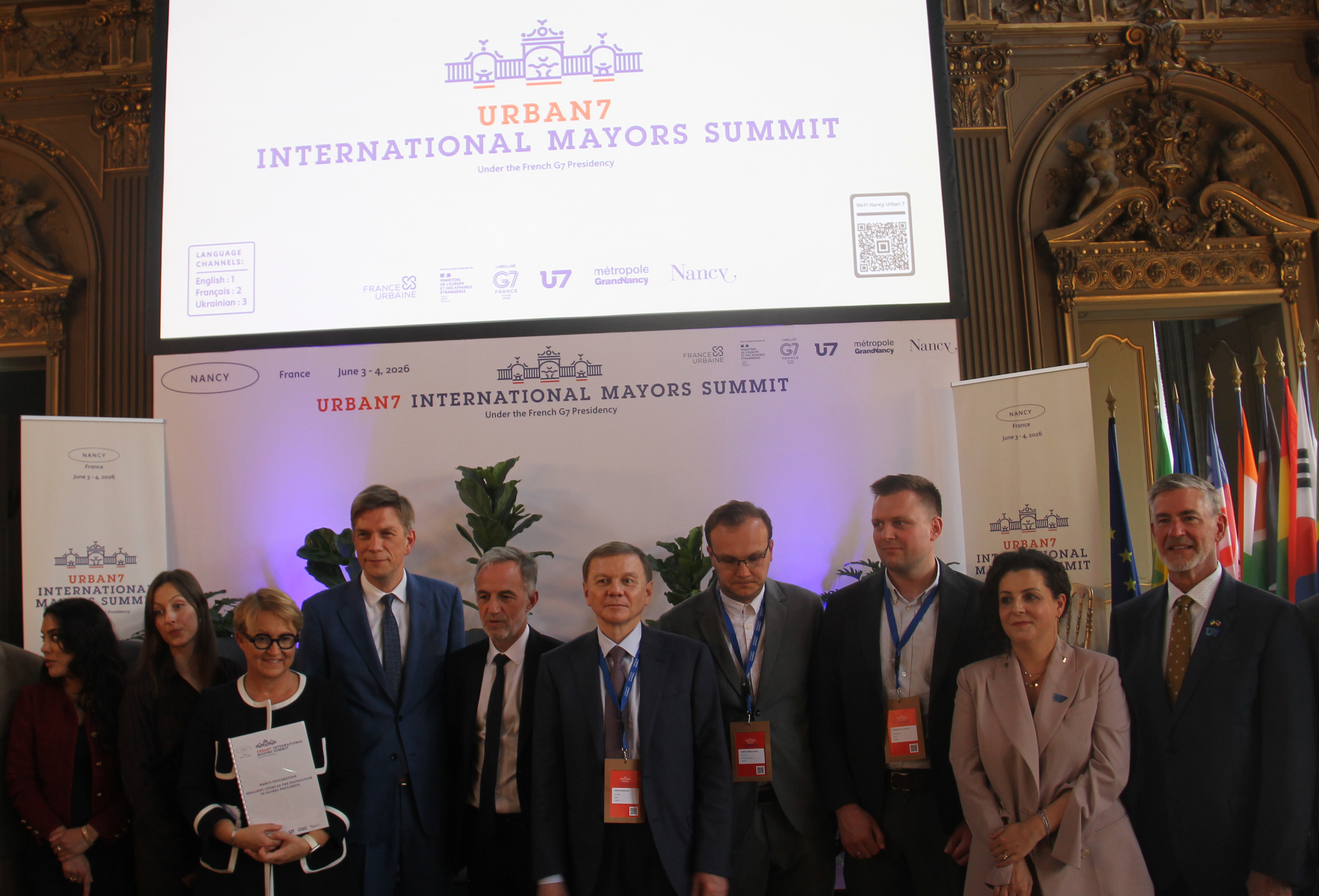 La Déclaration de Nancy signée au Sommet international des maires Urban 7