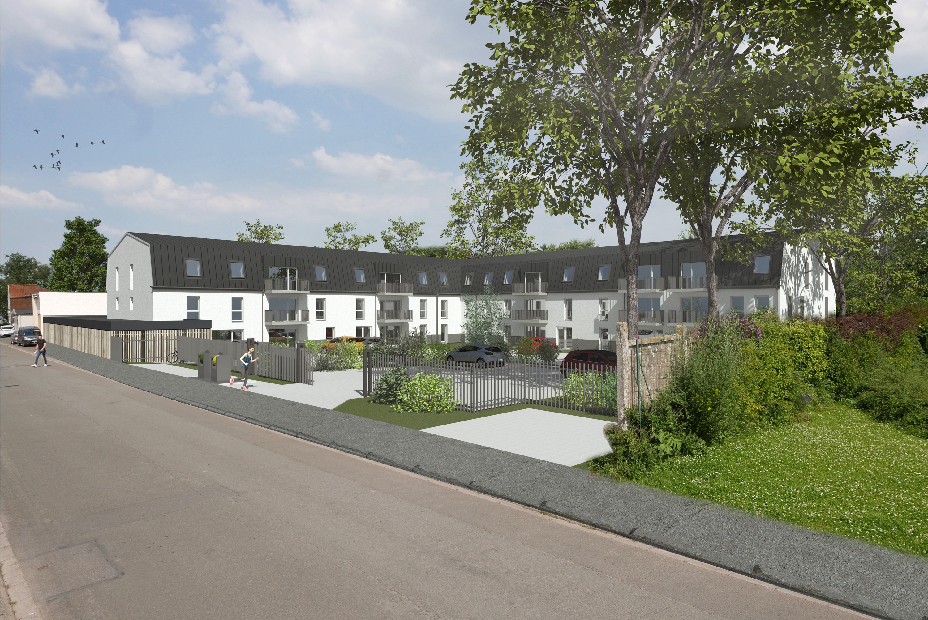 Sains-en-Gohelle : la première pierre pour 39 nouveaux logements a été posée