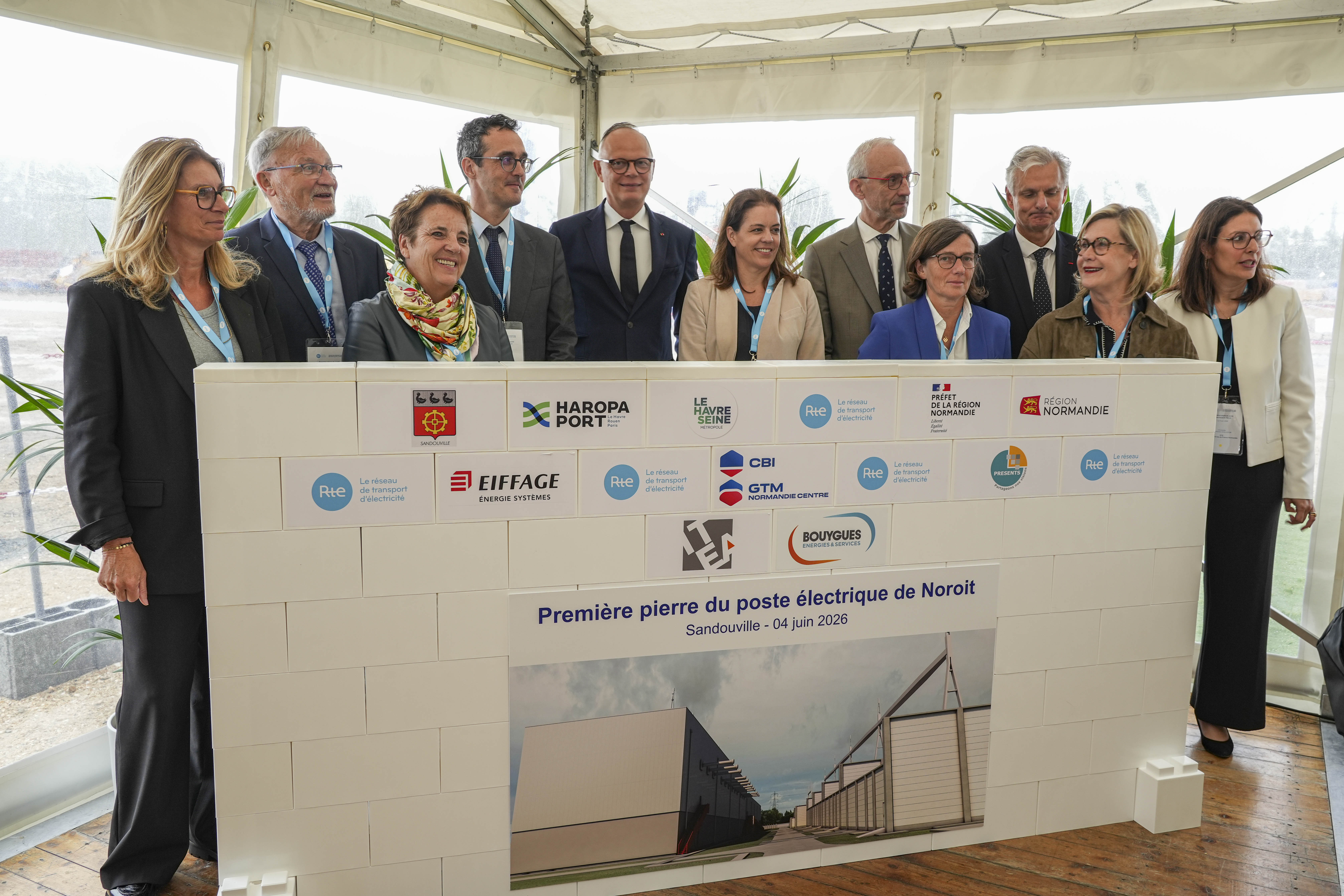 À Sandouville, RTE lance le chantier du poste électrique Noroit