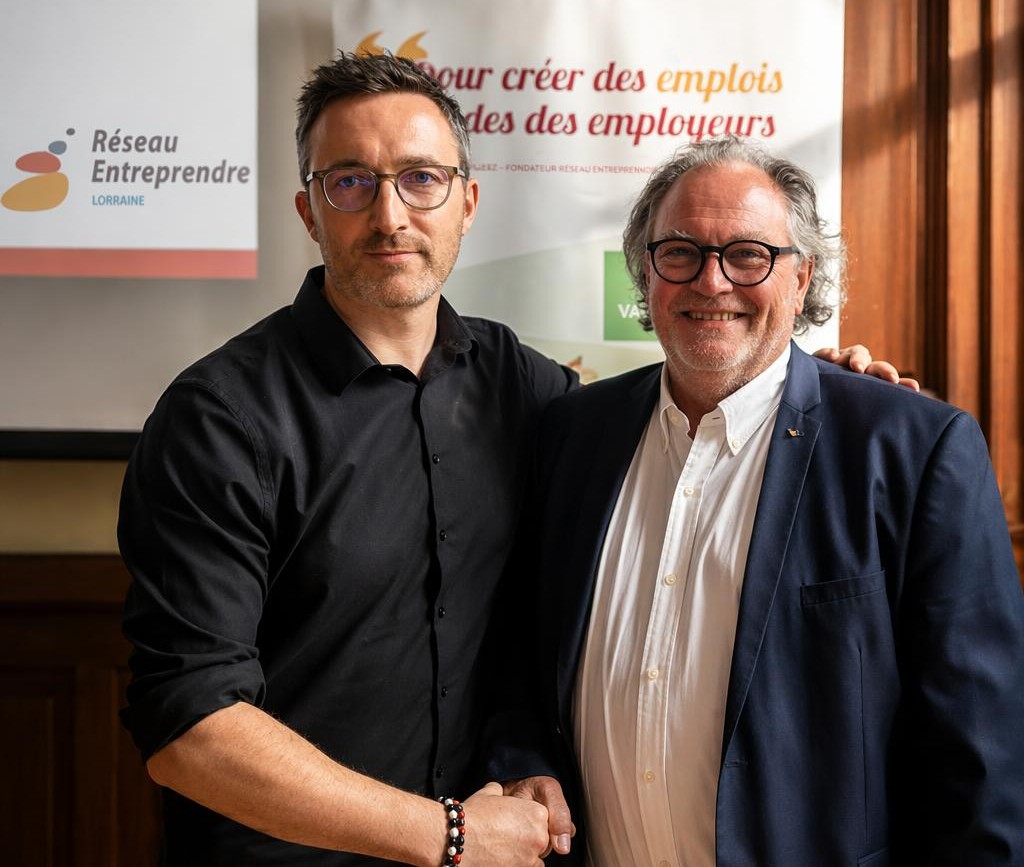 Enrik Lafontaine de Baran Recrutement est le nouveau président de Réseau Entreprendre Lorraine