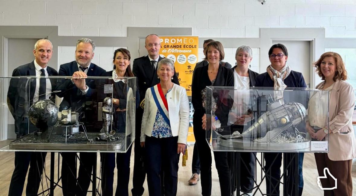 Beauvais : chez Proméo et Laho, la ministre Sabrina Roubache conjugue apprentissage et économie