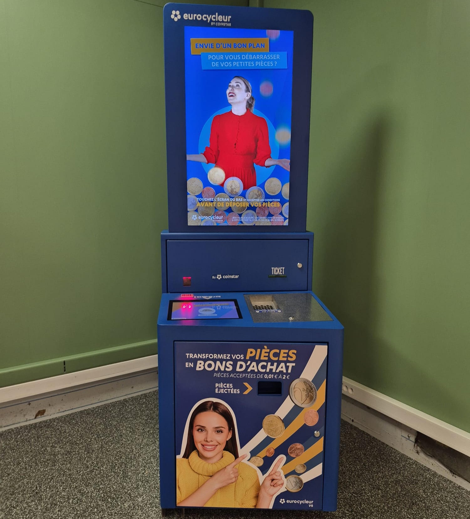 Coinstar France déploie de nouvelles bornes à monnaie en Normandie