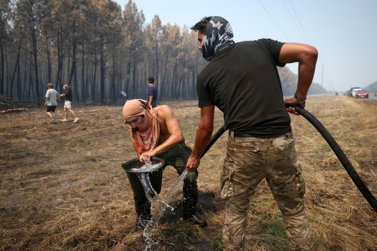 Mégafeu en Gironde: en sous-sol, un 