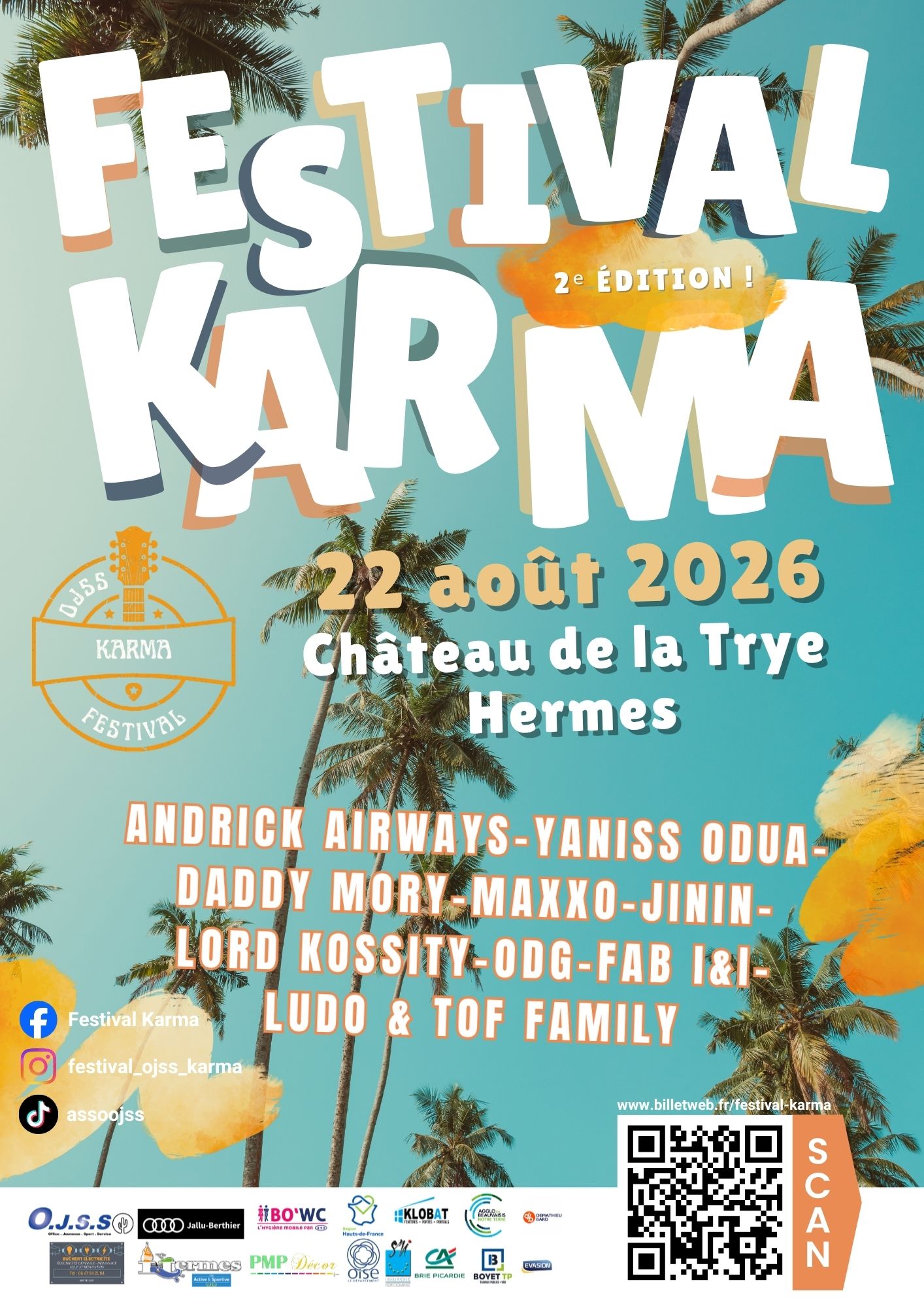Hermes : le Festival Karma revient les 22 et 23 août au château de la Trye