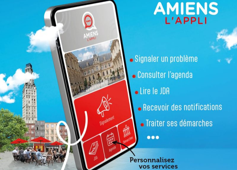 Amiens : une application pour signaler les incidents et informer les habitants